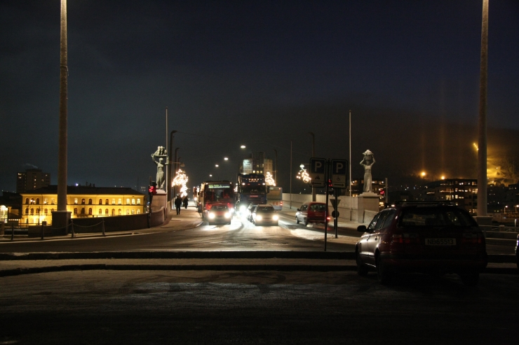 drammen bru natt