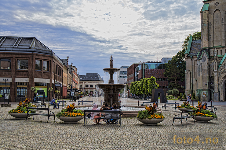 kristiansand torg fontene hdr